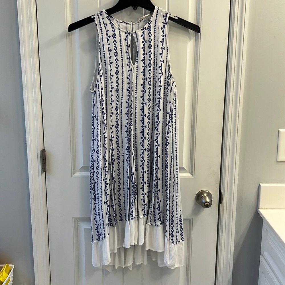 Altar’d State white and blue summer dress